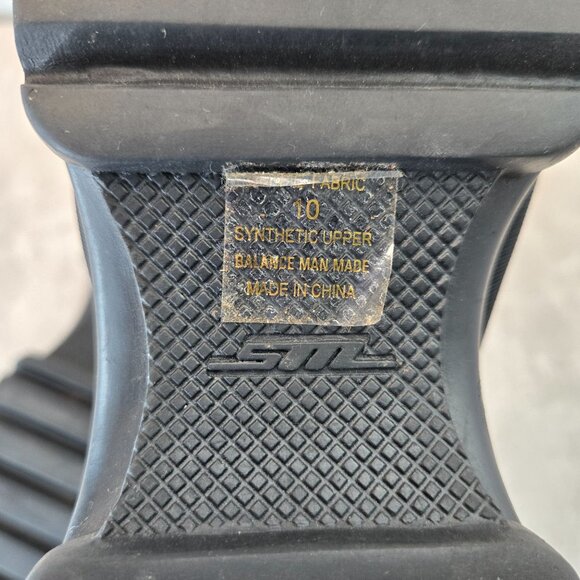 Steve Madden Slinky Sandals 10 Y2K 90s Grunge Vintage Flatform Chunky Lug Slides - Picture 8 of 11